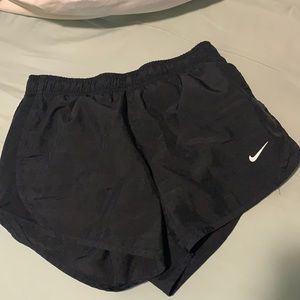 Girls Nike Dri-Fit running shorts with inner liner